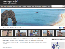 Tablet Screenshot of manonabeach.com